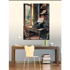 Kanvas Tablo Yazı Odası 50x70 cm