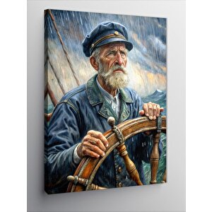Kanvas Tablo Fırtınadaki Kaptan 50x70 cm