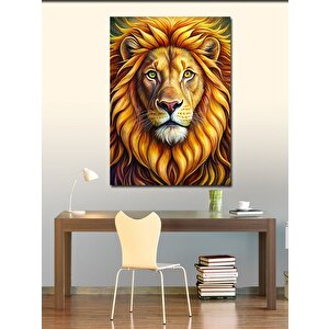 Kanvas Tablo Aslan Kral 70x100 cm