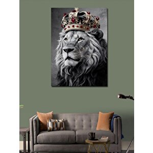 Kanvas Tablo Aslan Kral 70x100 cm
