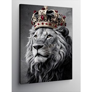 Kanvas Tablo Aslan Kral 50x70 cm