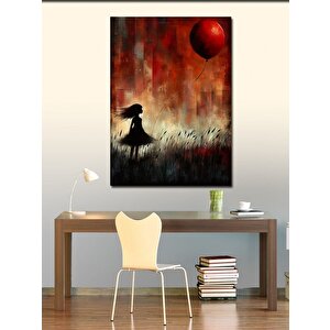 Kanvas Tablo Balonlu Kız 70x100 cm