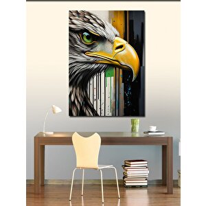 Kanvas Tablo Kartal Portresi 100x140 cm