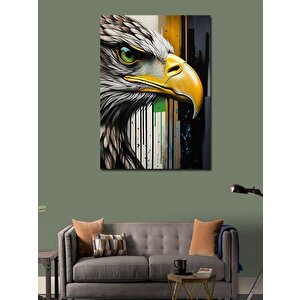 Kanvas Tablo Kartal Portresi 100x140 cm