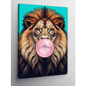 Kanvas Tablo Balon Aslan 70x100 cm