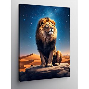 Kanvas Tablo Çöl Aslanı 70x100 cm