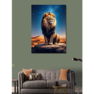 Kanvas Tablo Çöl Aslanı 70x100 cm
