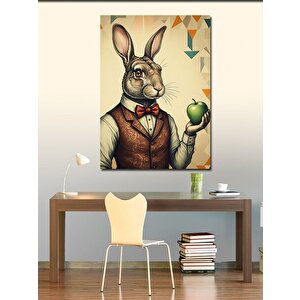 Kanvas Tablo Elmalı Tavşan 70x100 cm