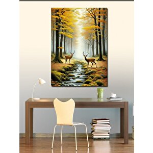 Kanvas Tablo Orman Yolu 100x140 cm