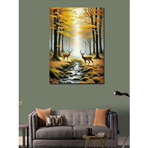Kanvas Tablo Orman Yolu 100x140 cm