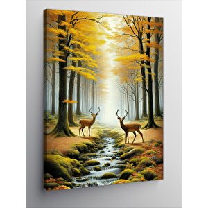 Kanvas Tablo Orman Yolu 50x70 cm