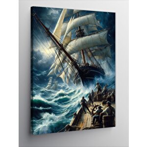 Kanvas Tablo Fırtına Gemisi 50x70 cm