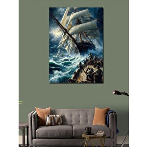 Kanvas Tablo Fırtına Gemisi 50x70 cm