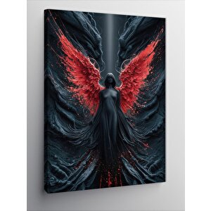 Kanvas Tablo Kırmızı Kanatlı Melankoli 70x100 cm