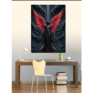Kanvas Tablo Kırmızı Kanatlı Melankoli 70x100 cm