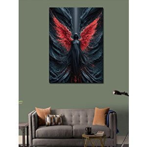 Kanvas Tablo Kırmızı Kanatlı Melankoli 70x100 cm