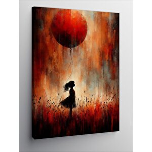 Kanvas Tablo Kırmızı Balon 100x140 cm