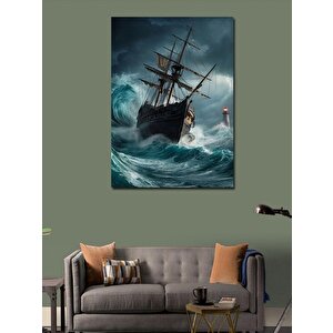 Kanvas Tablo Fırtına Gemisi 50x70 cm