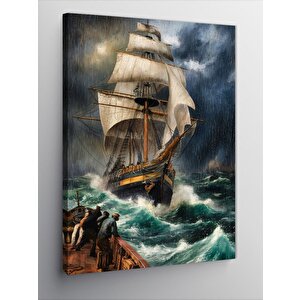 Kanvas Tablo Yelkenli Gemi 50x70 cm