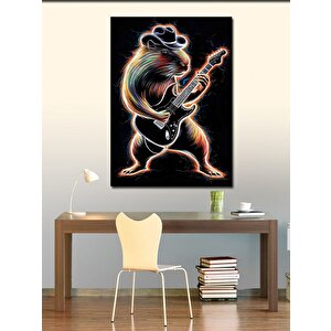 Kanvas Tablo Gitar Çalan Kunduz 50x70 cm