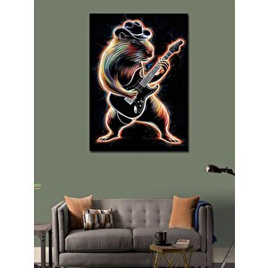 Kanvas Tablo Gitar Çalan Kunduz 50x70 cm