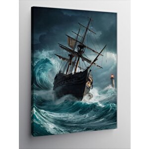 Kanvas Tablo Fırtına Gemisi 70x100 cm