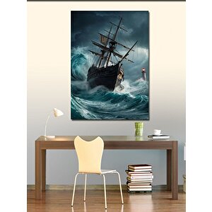 Kanvas Tablo Fırtına Gemisi 70x100 cm
