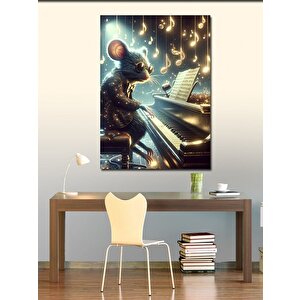 Kanvas Tablo Piyano Fare 50x70 cm
