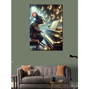 Kanvas Tablo Piyano Fare 50x70 cm