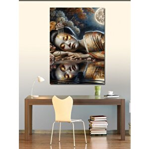 Kanvas Tablo Uyuyan Japon Kadın 70x100 cm