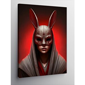 Kanvas Tablo Kırmızı Maske 50x70 cm