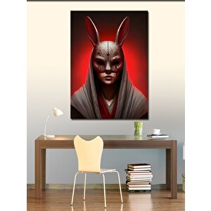 Kanvas Tablo Kırmızı Maske 50x70 cm