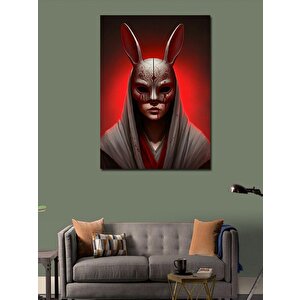 Kanvas Tablo Kırmızı Maske 50x70 cm