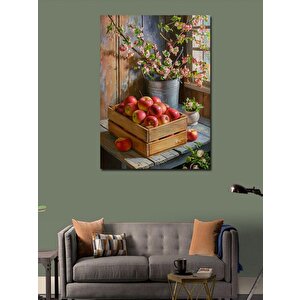 Kanvas Tablo Kırmızı Elmalar 100x140 cm