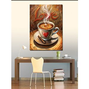 Kanvas Tablo Kalpli Kahve 70x100 cm