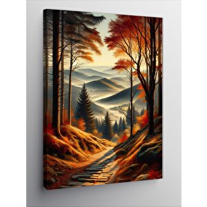 Kanvas Tablo Sonbahar Yolu 70x100 cm