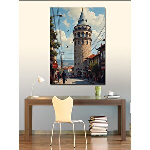 Kanvas Tablo Galata Kulesi 100x140 cm