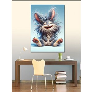 Kanvas Tablo Neşeli Tavşan 70x100 cm