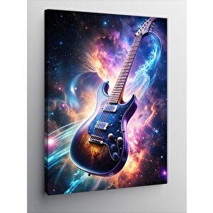 Kanvas Tablo Uzay Gitarı 50x70 cm