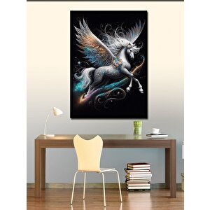 Kanvas Tablo Kanatlı Pegasus At 50x70 cm