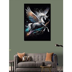 Kanvas Tablo Kanatlı Pegasus At 50x70 cm