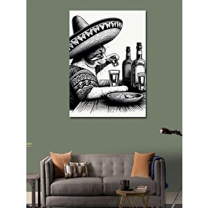 Kanvas Tablo Meksikalı Kurbağa 50x70 cm