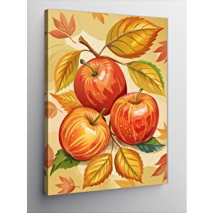 Kanvas Tablo Kırmızı Elmalar 50x70 cm