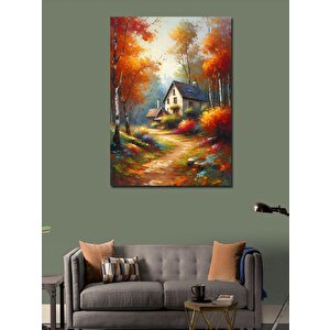 Kanvas Tablo Orman Yolu 100x140 cm
