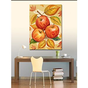 Kanvas Tablo Kırmızı Elmalar 100x140 cm