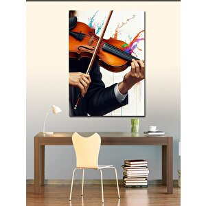Kanvas Tablo Keman Çalan Kişi 50x70 cm