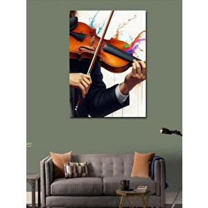 Kanvas Tablo Keman Çalan Kişi 50x70 cm