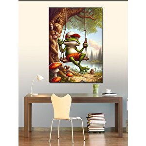 Kanvas Tablo Mantar Kurbağası 70x100 cm