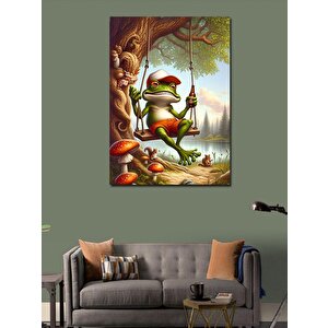 Kanvas Tablo Mantar Kurbağası 70x100 cm