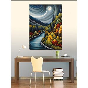 Kanvas Tablo Ormandaki Yol 100x140 cm